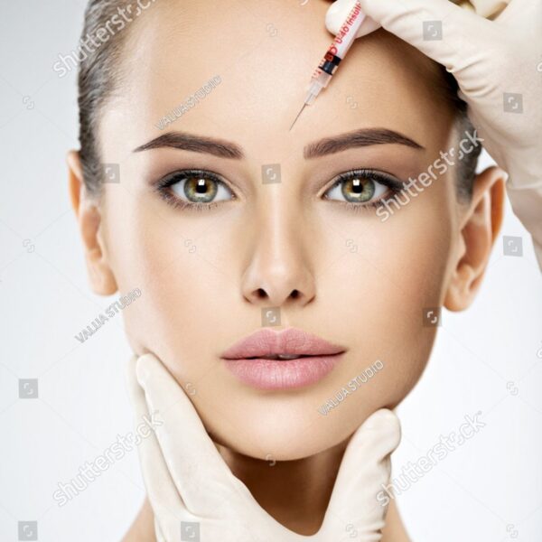botox Injektion Stirn